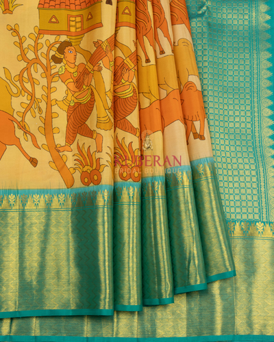 Kuberan Pochampally Ikat Silk Saree