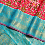 Kuberan Pink Pochampally Silk Saree