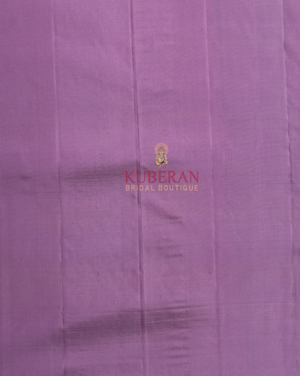 Kuberan Black With Lavender Kanchivaram Silk Saree