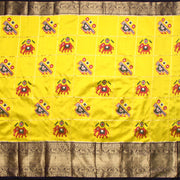 Kuberan Yellow Pochampally Silk Saree