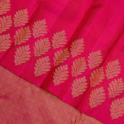 Kuberan Pink Pure Silk Saree