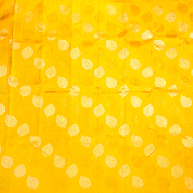 Kuberan Yellow Red Kanchivaram Silk Saree