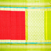 Kuberan Red Green Pochampally Silk Saree