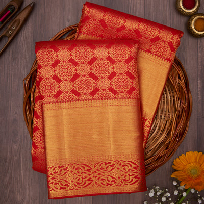Red Kanchivaram Silk Saree