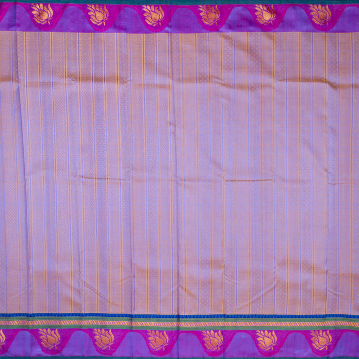 Kuberan Light Purple Kanchivaram Silk Saree