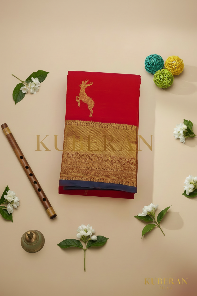 Temple Borders & Sacred Motifs: The Stories Behind Traditional Silks