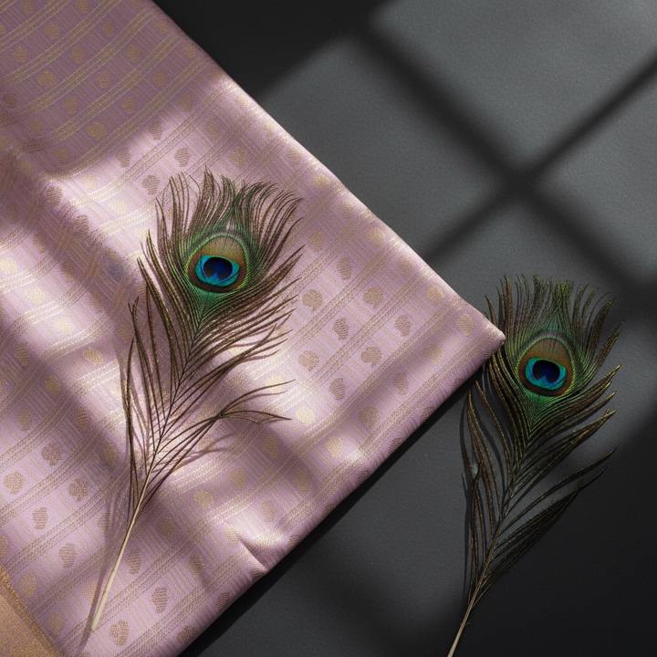 Kuberan Lavender Kanchipuram Silk Saree