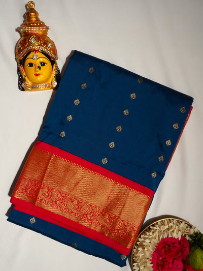 KUBERAN BLUE 9 YARD SAREE