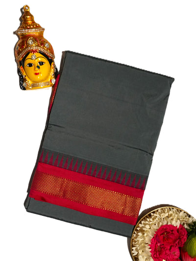 KUBERAN GREY 9 YARD SAREE