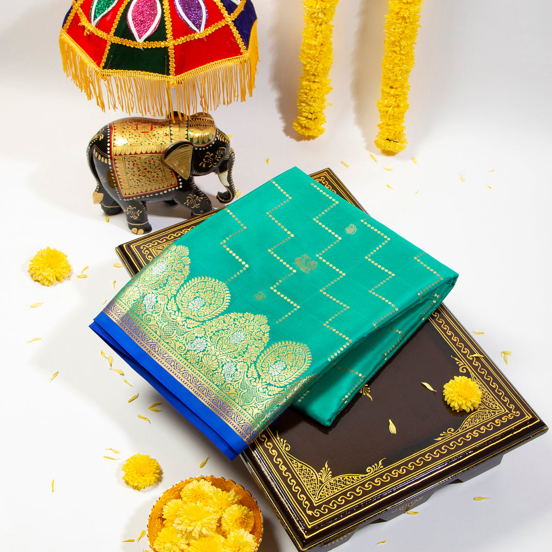 Royal Blue Mysore Silk Saree