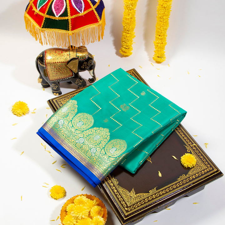 Royal Blue Mysore Silk Saree