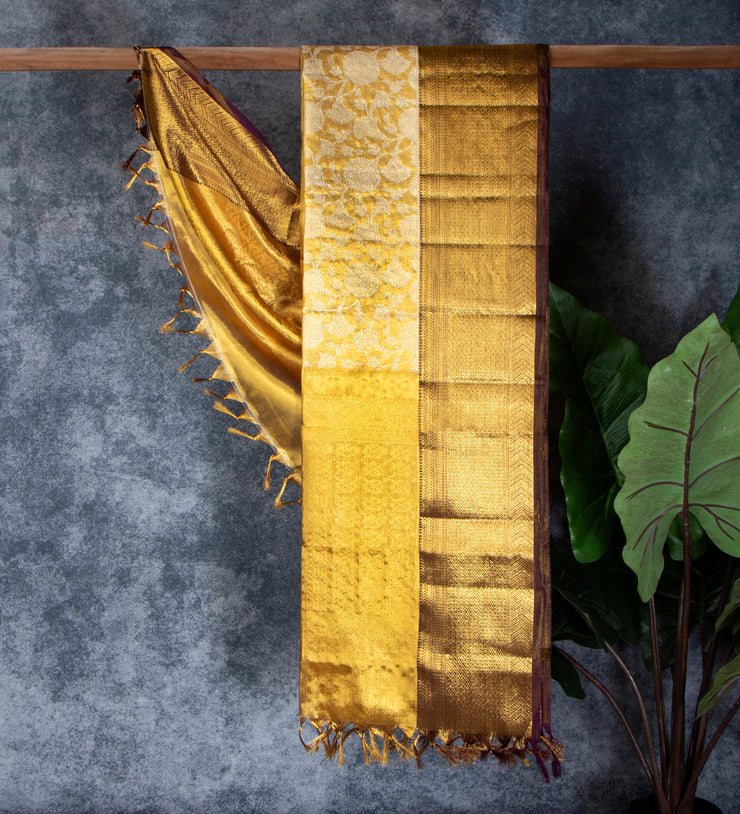 Kuberan Peach Ponnadai Shawl