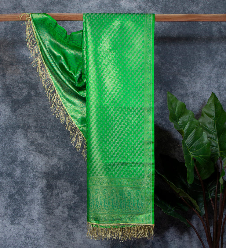 Kuberan Green Ponnadai Shawl