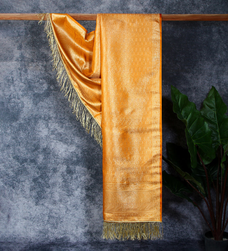 Kuberan Dusty Orange Ponnadai Shawl