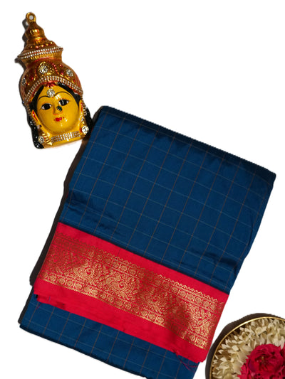 KUBERAN BLUE 9 YARD SAREE
