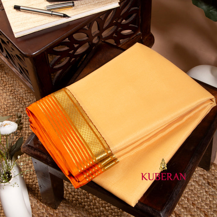 Kuberan Arylide Yellow Mysore Silk Saree