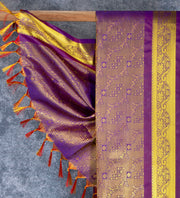 Kuberan Dark Purple Ponnadai Shawl