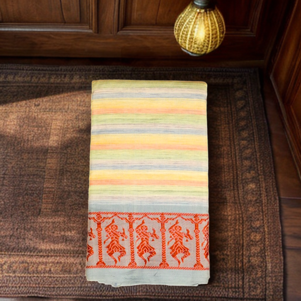 Kuberan Multicolor Dance Practice Saree