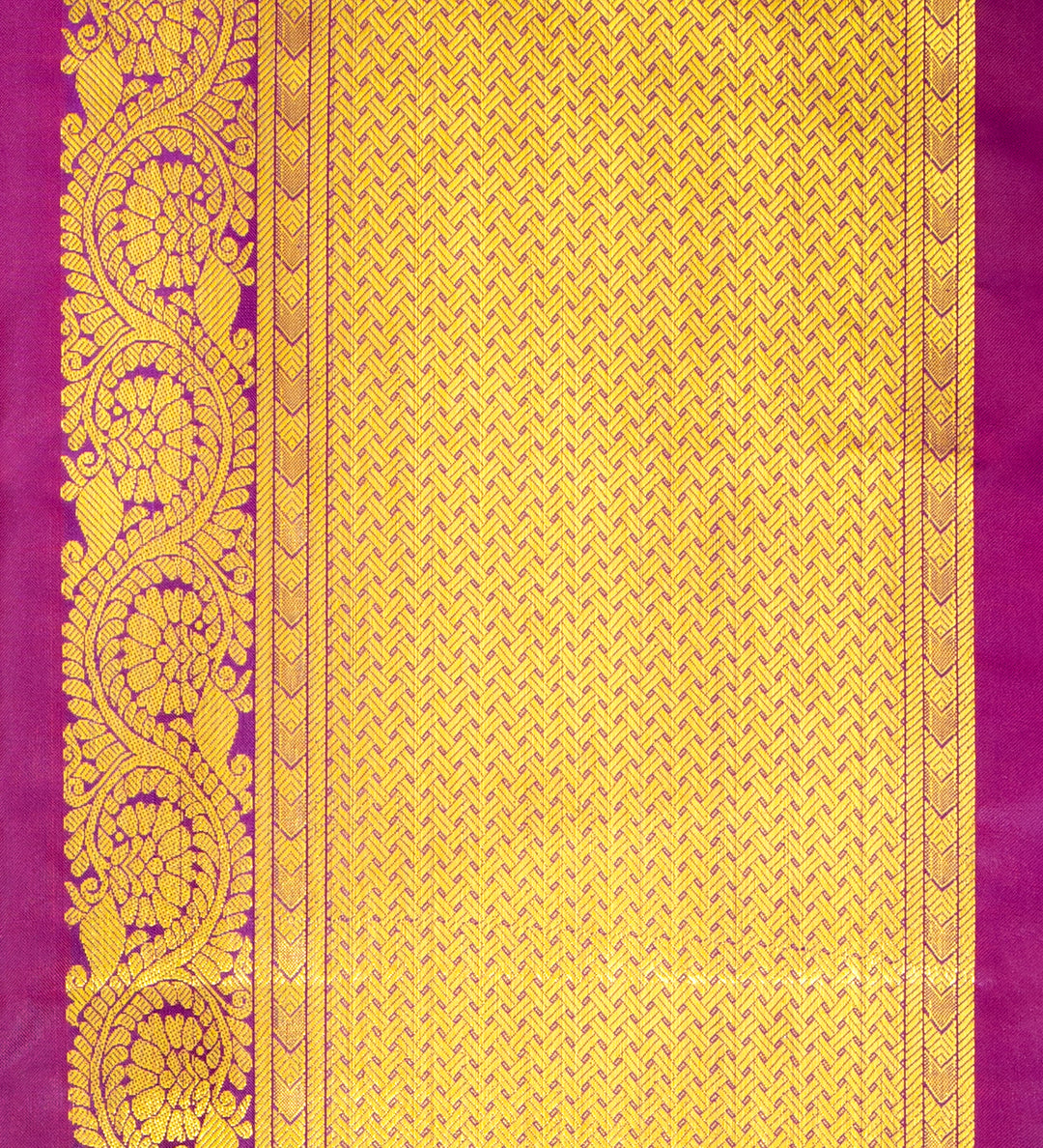 Kuberan Rich Purple Ponnadai Shawl