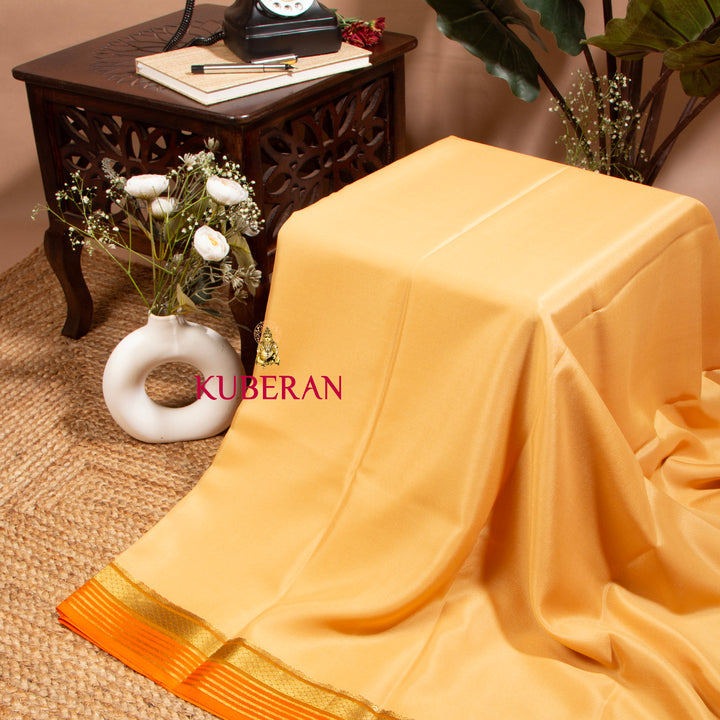 Kuberan Arylide Yellow Mysore Silk Saree