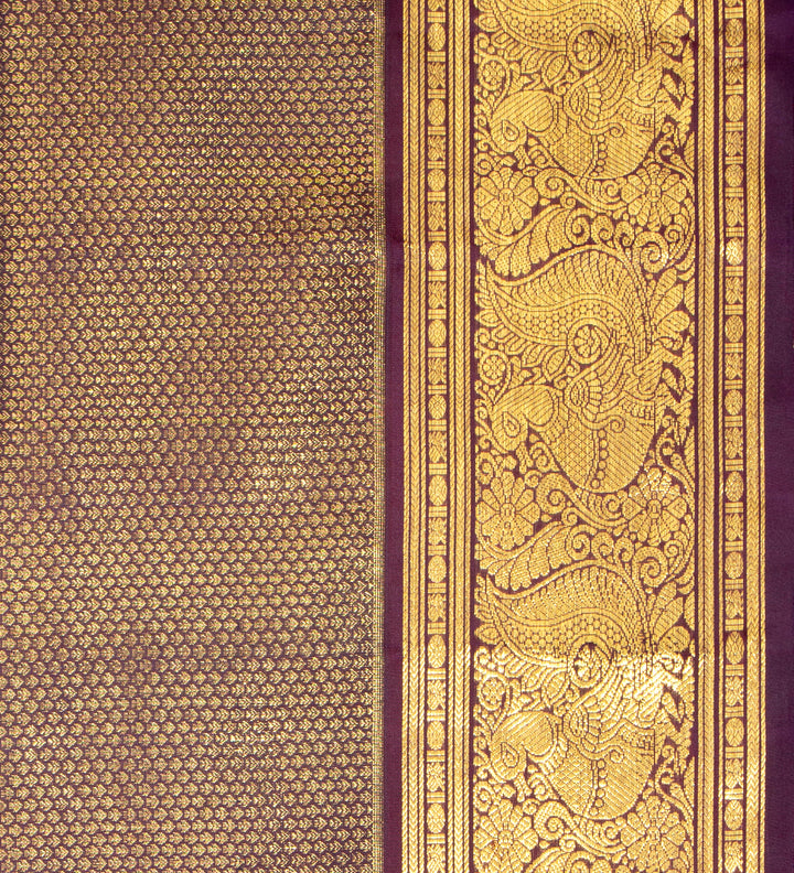 Kuberan Copper Brown Ponnadai Shawl