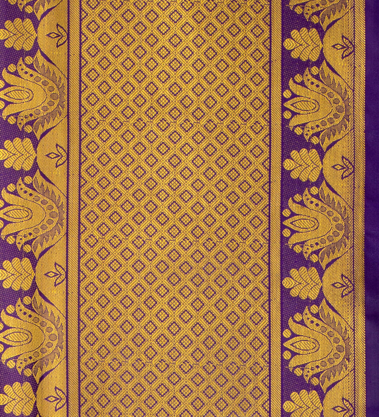 Kuberan Purple Ponnadai Shawl