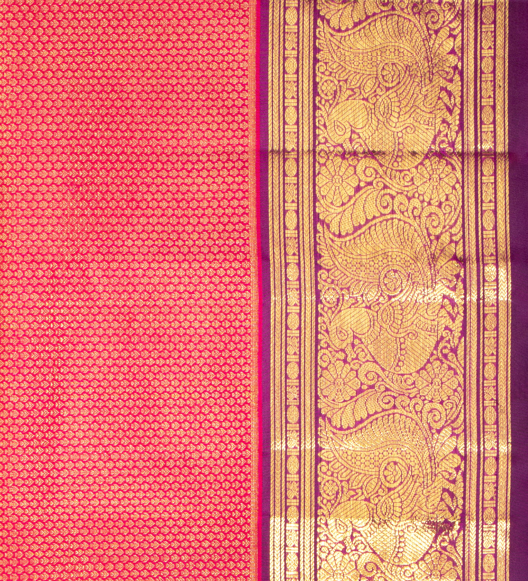 Kuberan Red Ponnadai Shawl