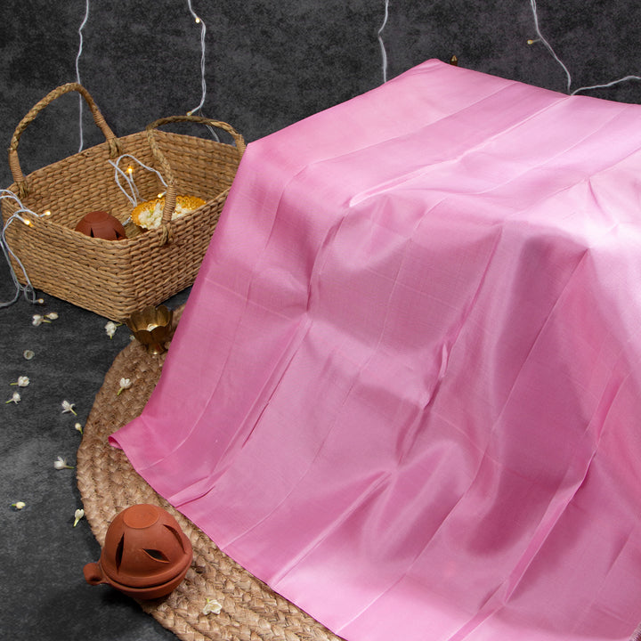 Kuberan Smoky Black With Multi Color Border Kanchivaram Saree