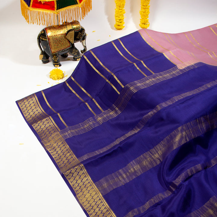 Persian Indigo Mysore Silk Saree