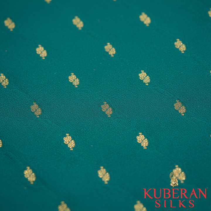 Kuberan Teal Mysore Silk Saree.