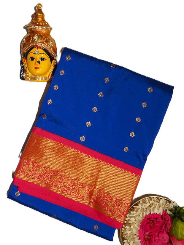 KUBERAN BLUE 9 YARD SAREE
