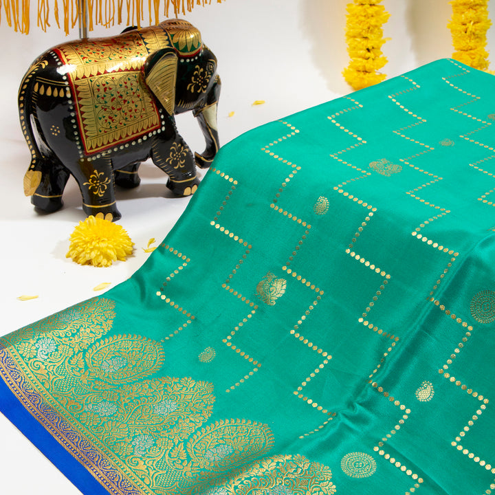 Royal Blue Mysore Silk Saree