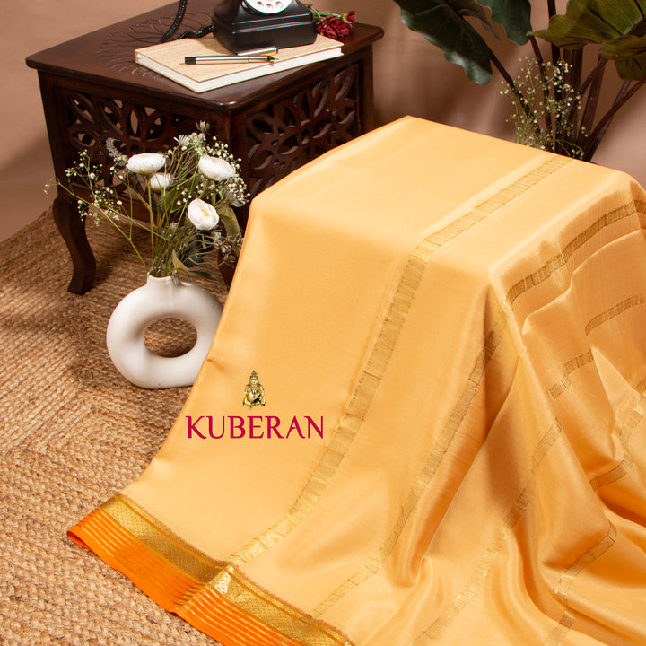 Kuberan Arylide Yellow Mysore Silk Saree