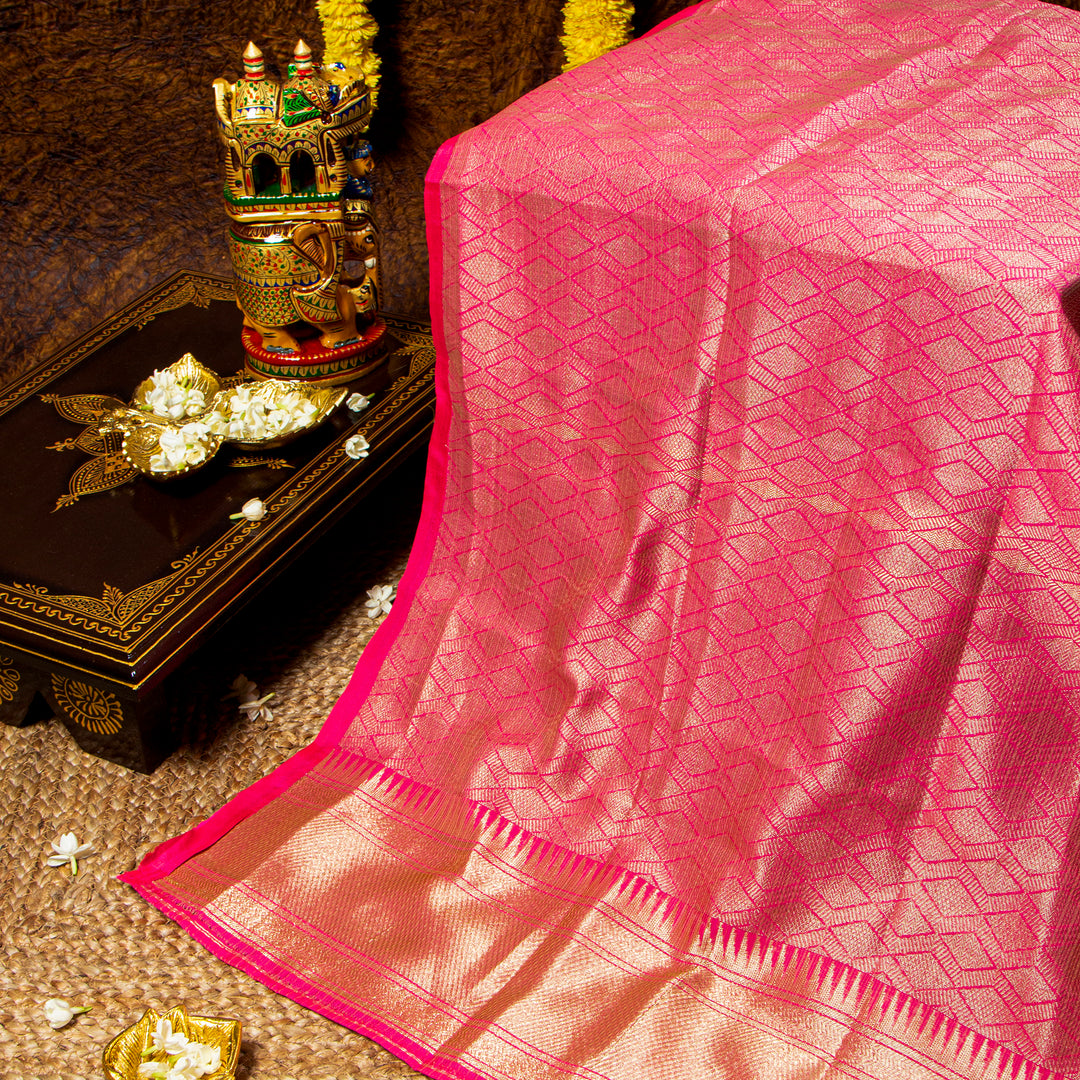 Kuberan Gold Kora Saree