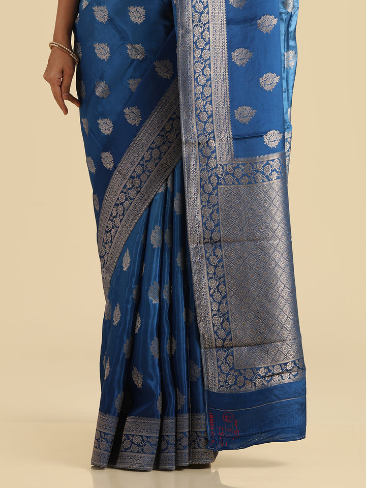 Kuberan blue Banarasi Saree