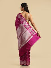 Kuberan pink Banarasi Saree