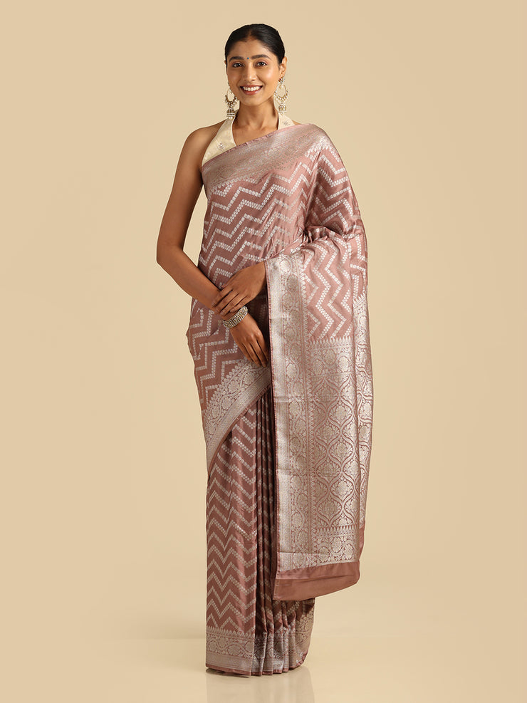 Kuberan lavander Banarasi Saree