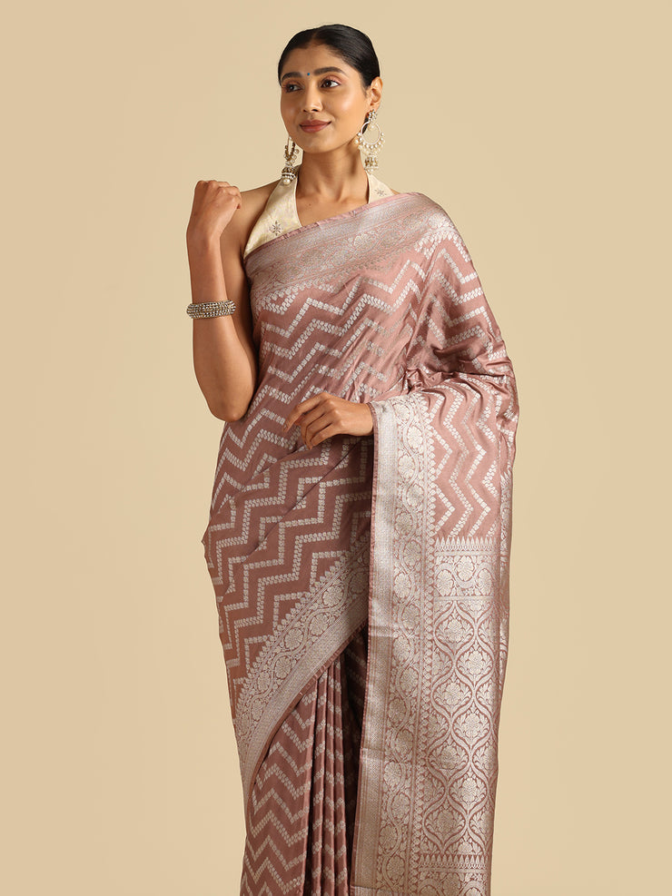 Kuberan lavander Banarasi Saree