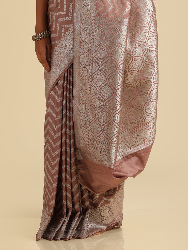 Kuberan lavander Banarasi Saree