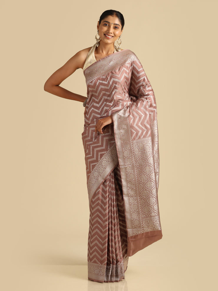Kuberan lavander Banarasi Saree