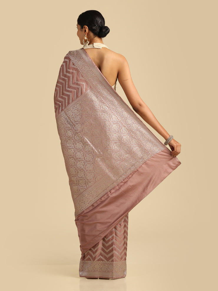 Kuberan lavander Banarasi Saree
