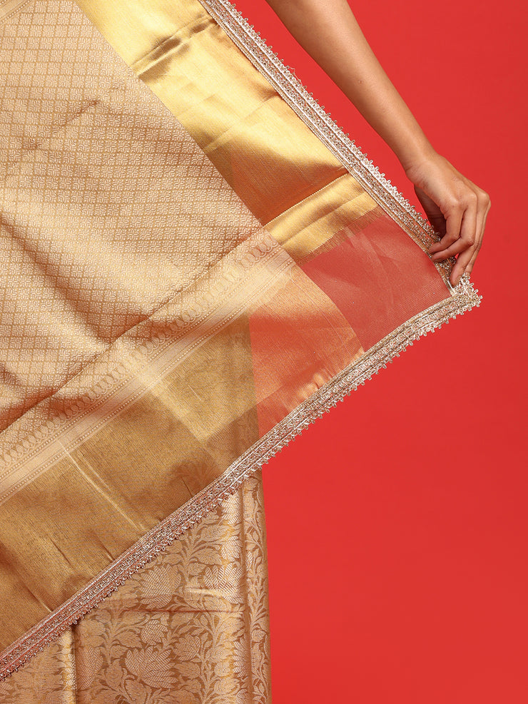 Kuberan  gold tissue saree