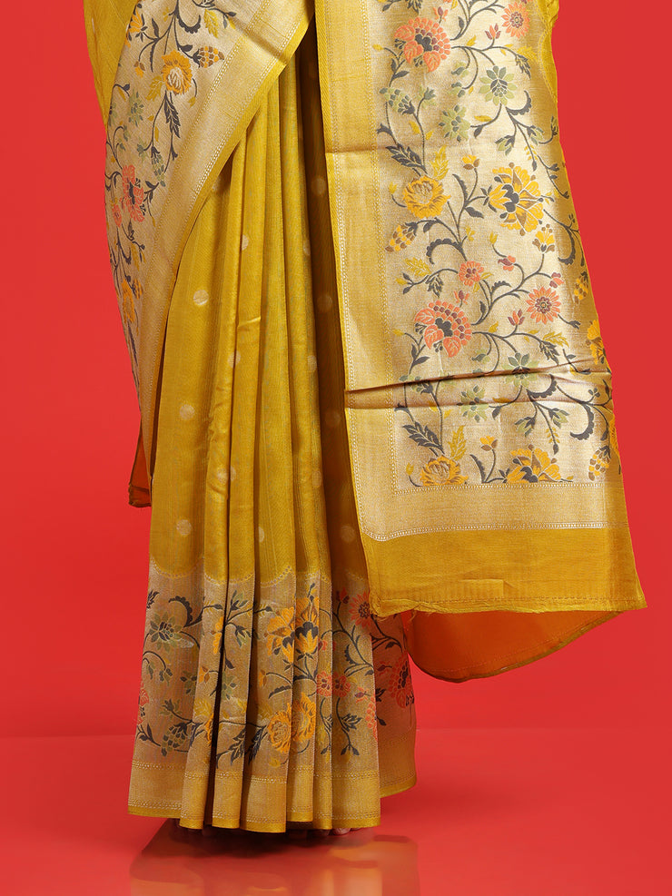 Kuberan yellowBanarasi Saree