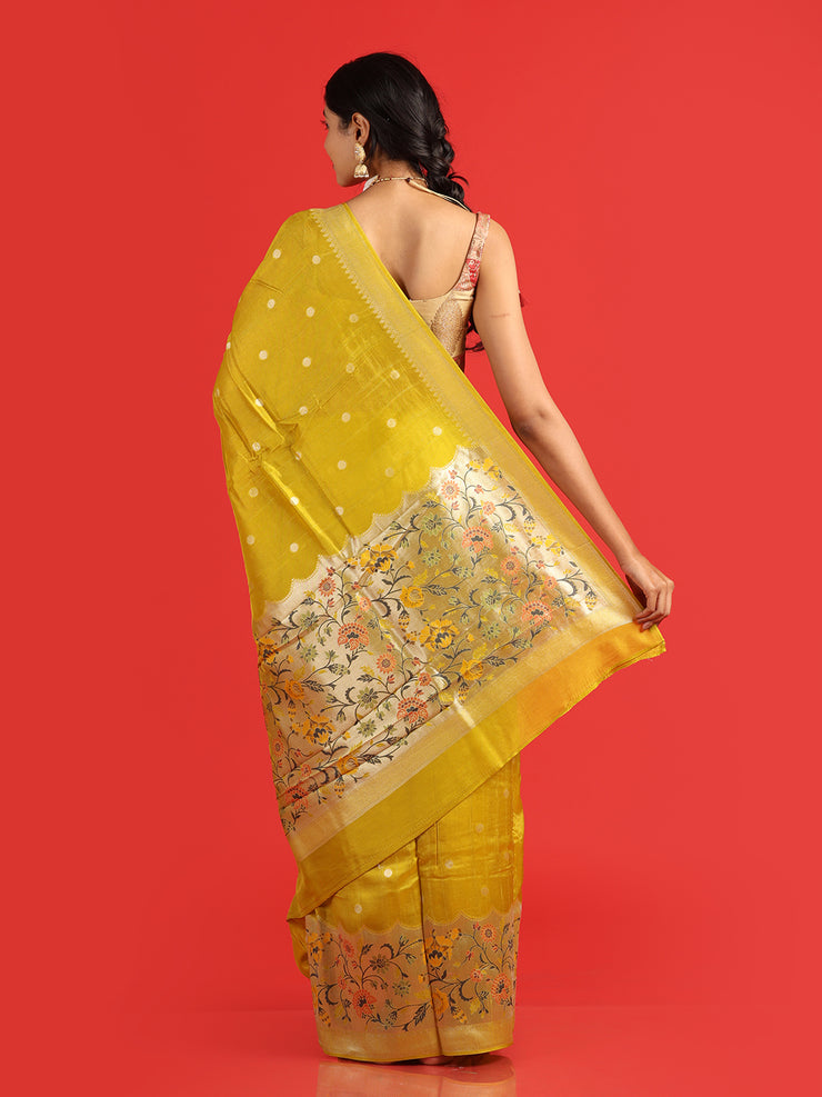 Kuberan yellowBanarasi Saree