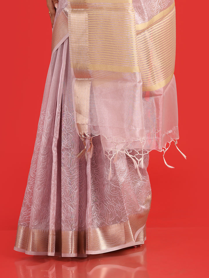 Kuberan lavander fancy Banarasi Saree