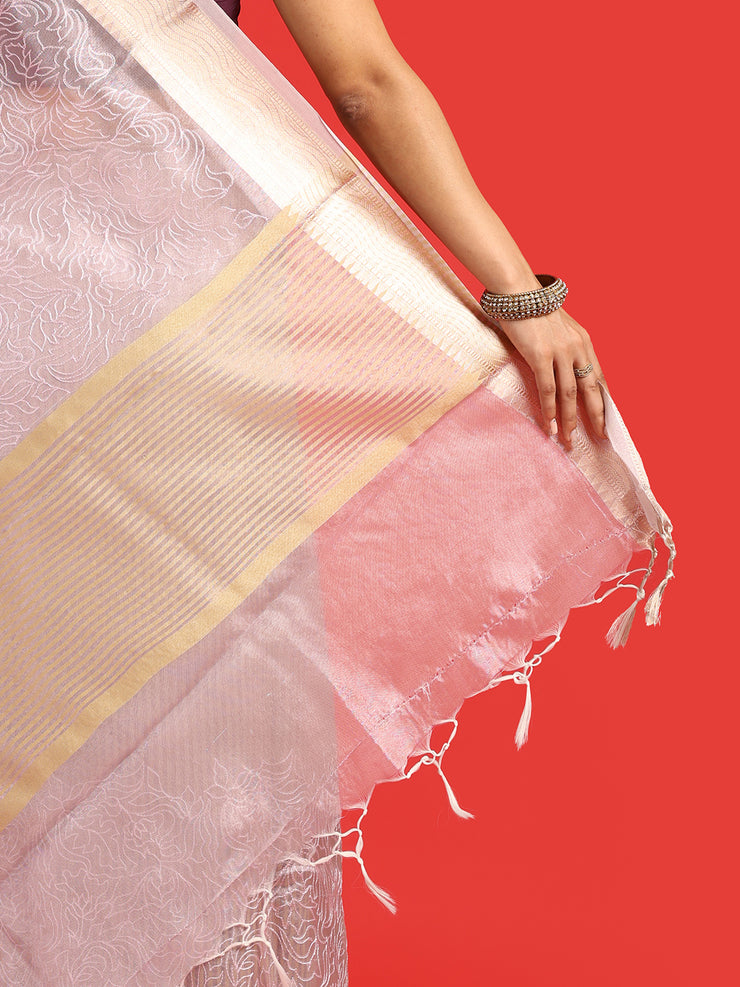 Kuberan lavander fancy Banarasi Saree