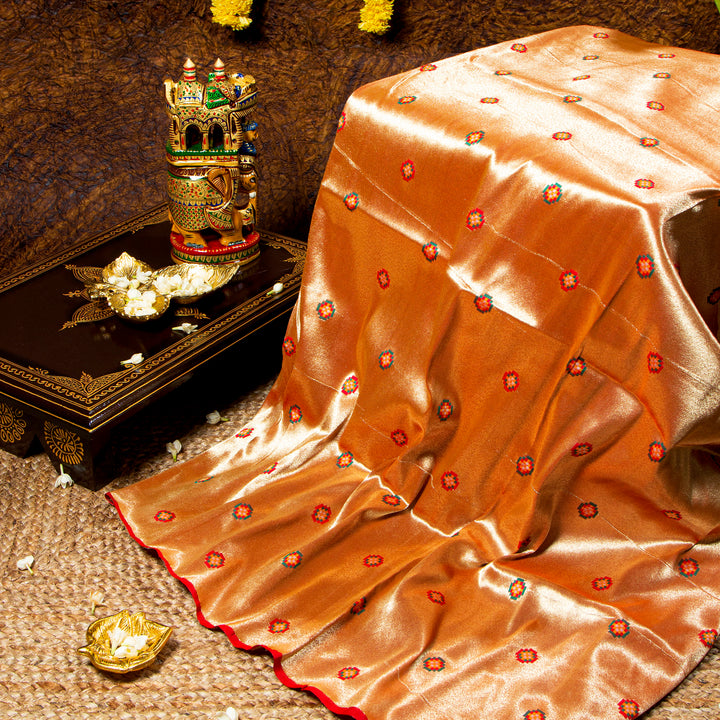 Kuberan navy blue Paithani Patola saree