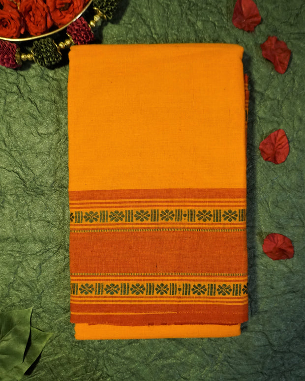 Kuberan Yellow Dance Practice Saree