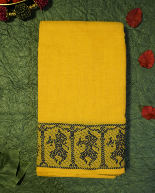 Kuberan Yellow Dance Practice Saree