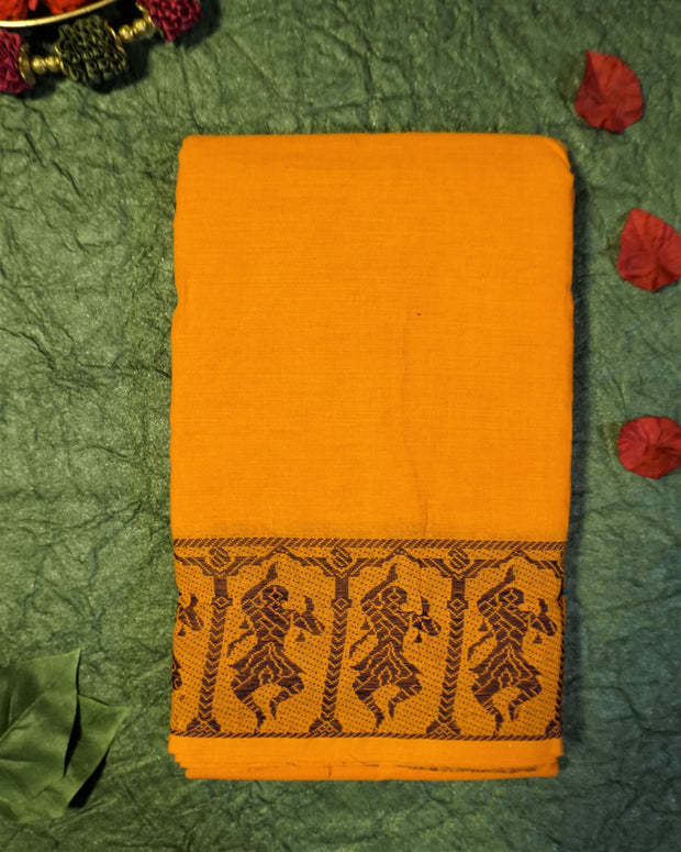 Kuberan Yellow Dance Practice Saree